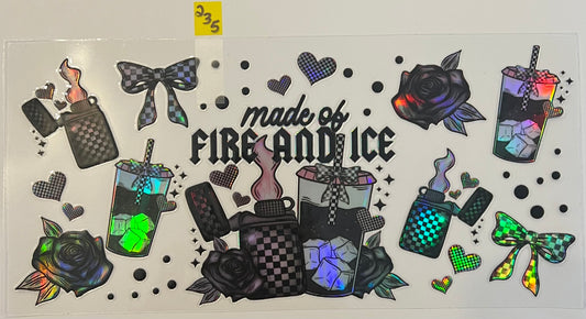 Holographic Fire & Ice - W235