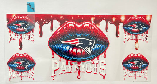 New England Patriots Lips - W414