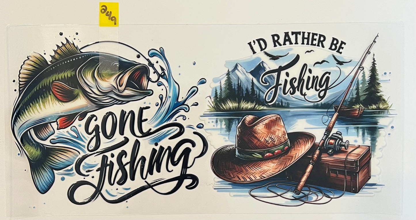 Rather be Fishing - W249