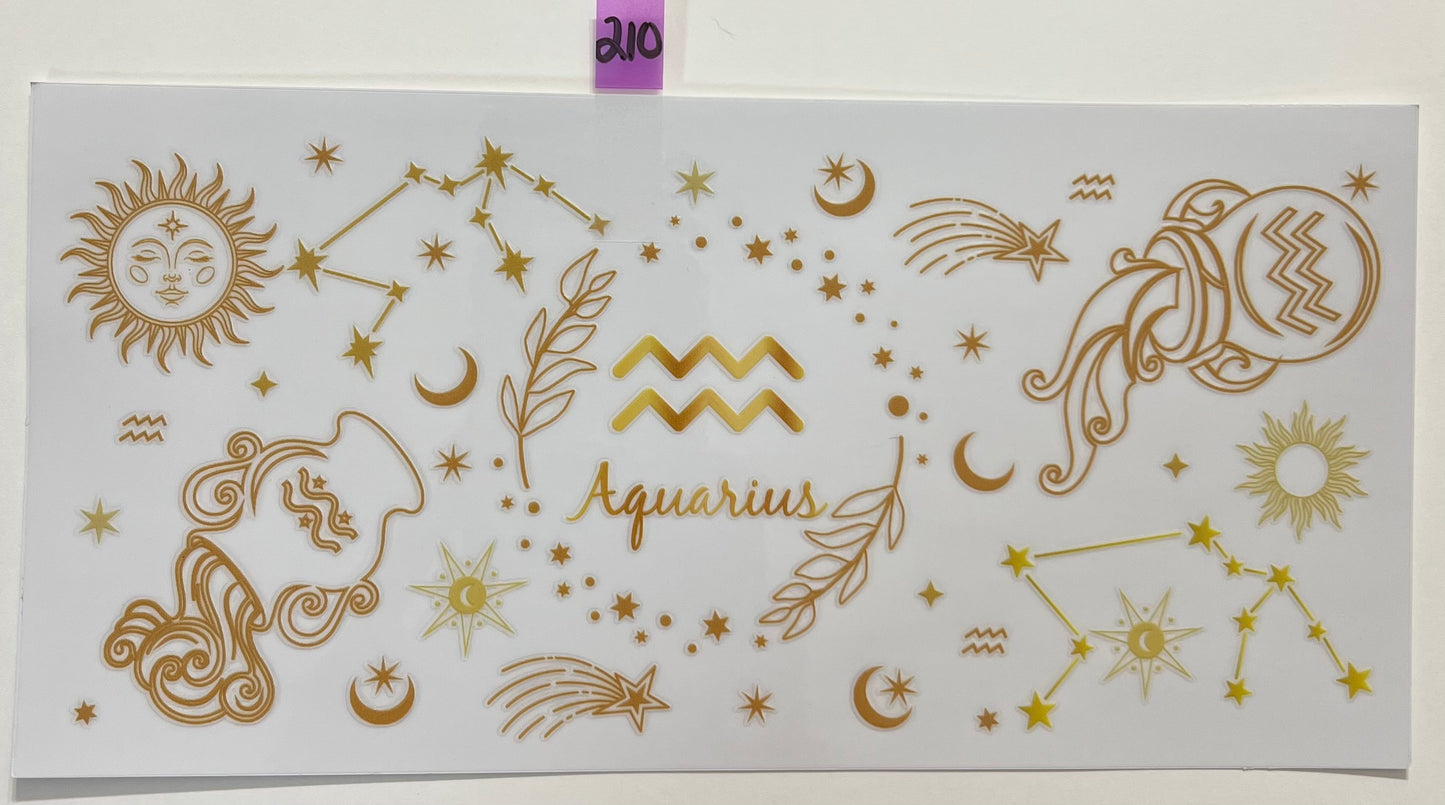 Aquarius / Zodiac - W210