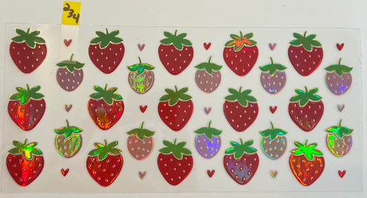 Holographic Strawberries - W234