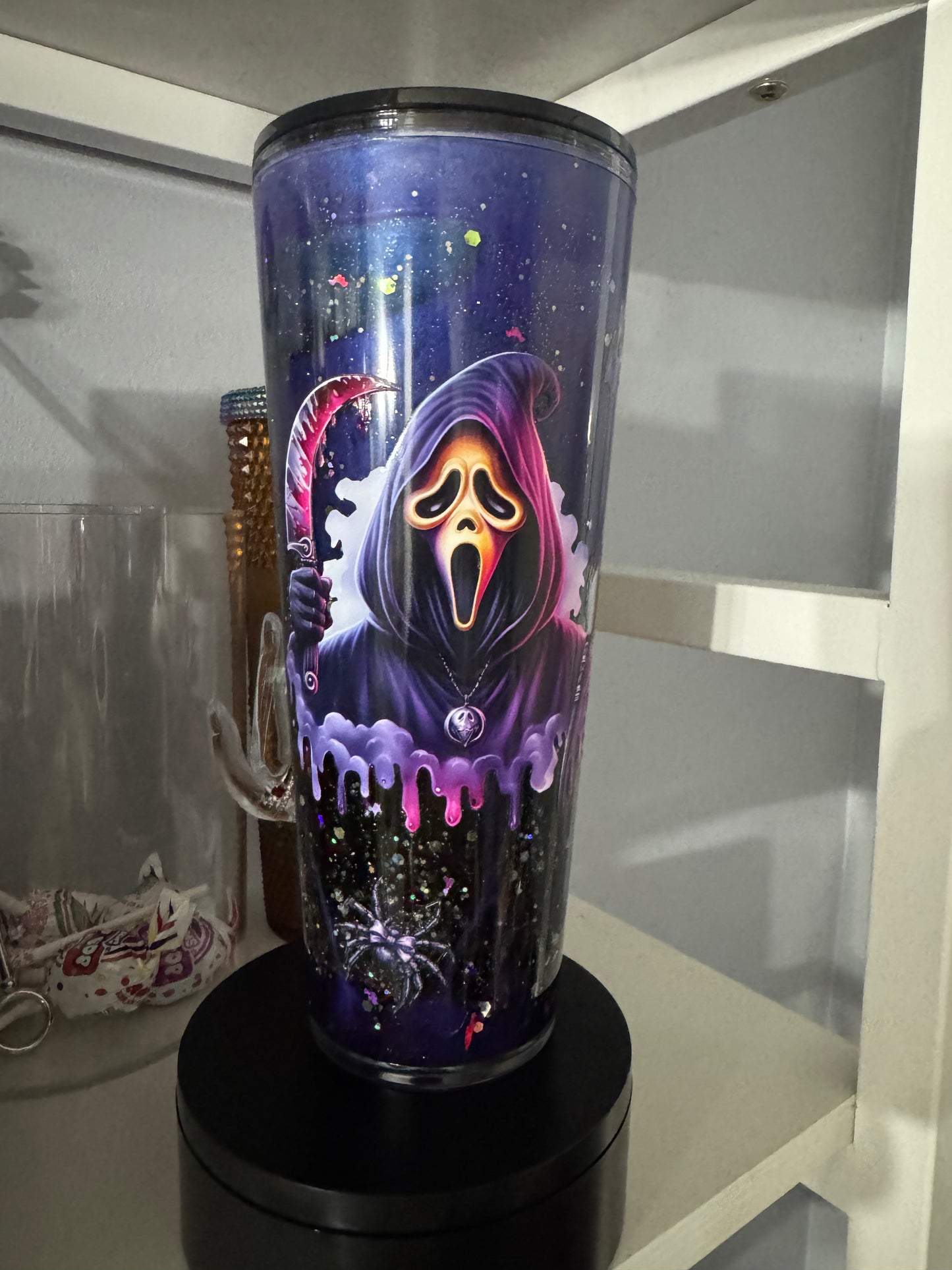 Premade 24oz Ghostface Dual Lava Drip