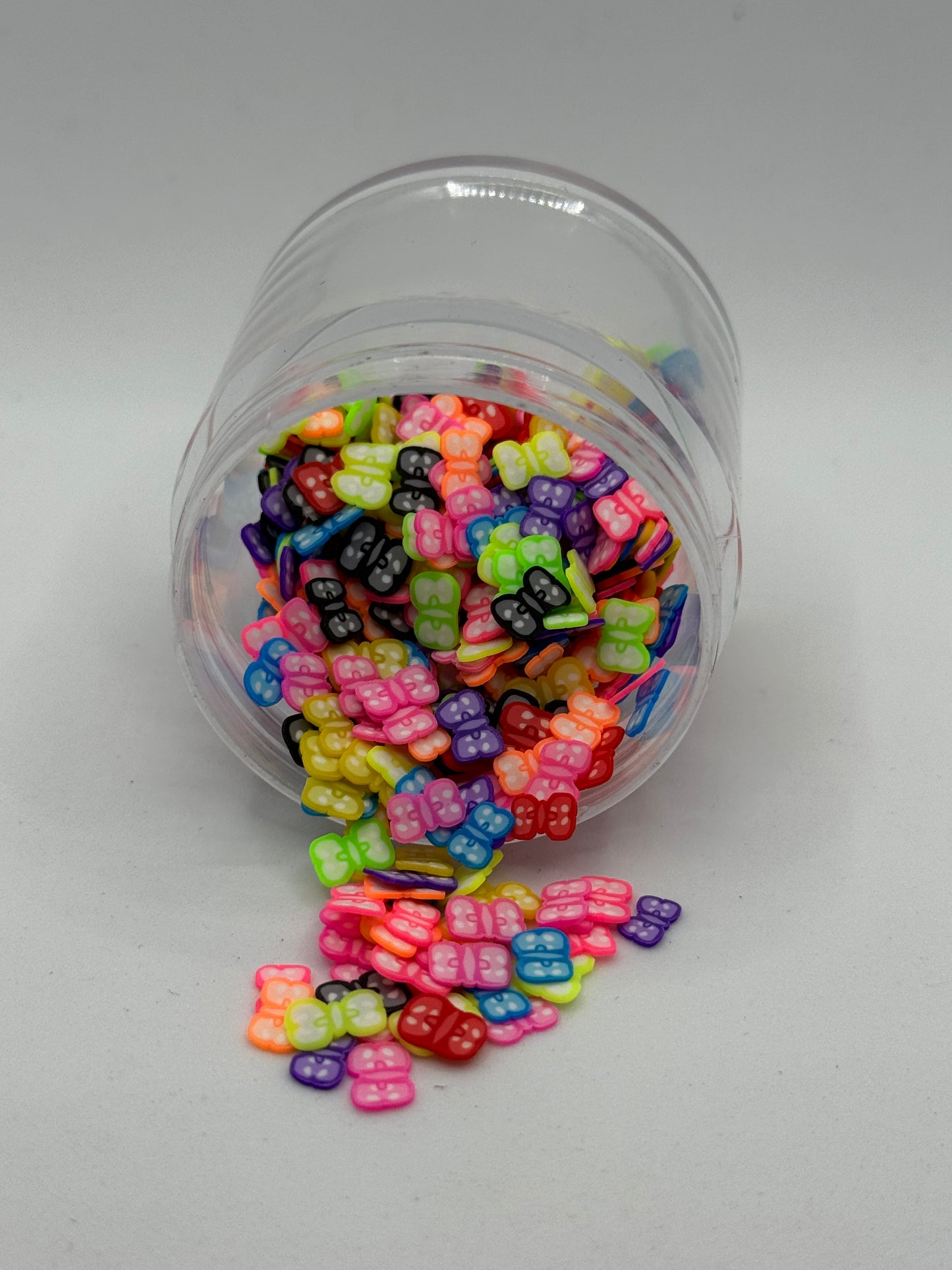 Rainbow Butterfly Polymer Clay Slices (Non-Edible)