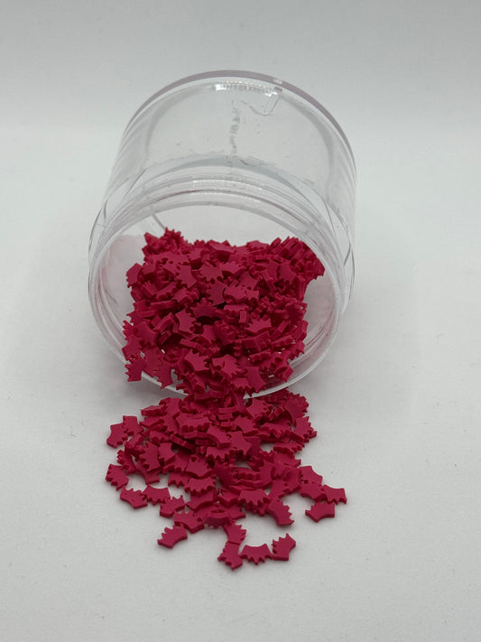 Pink Princess Crown Polymer Clay Slices (Non-Edible)