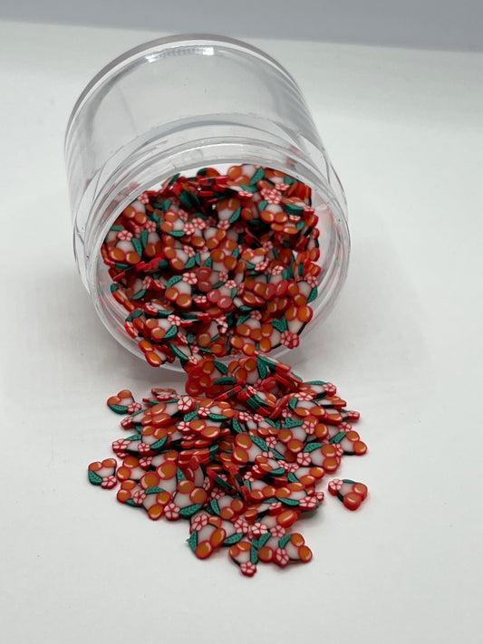 Cherry Polymer Clay Slices