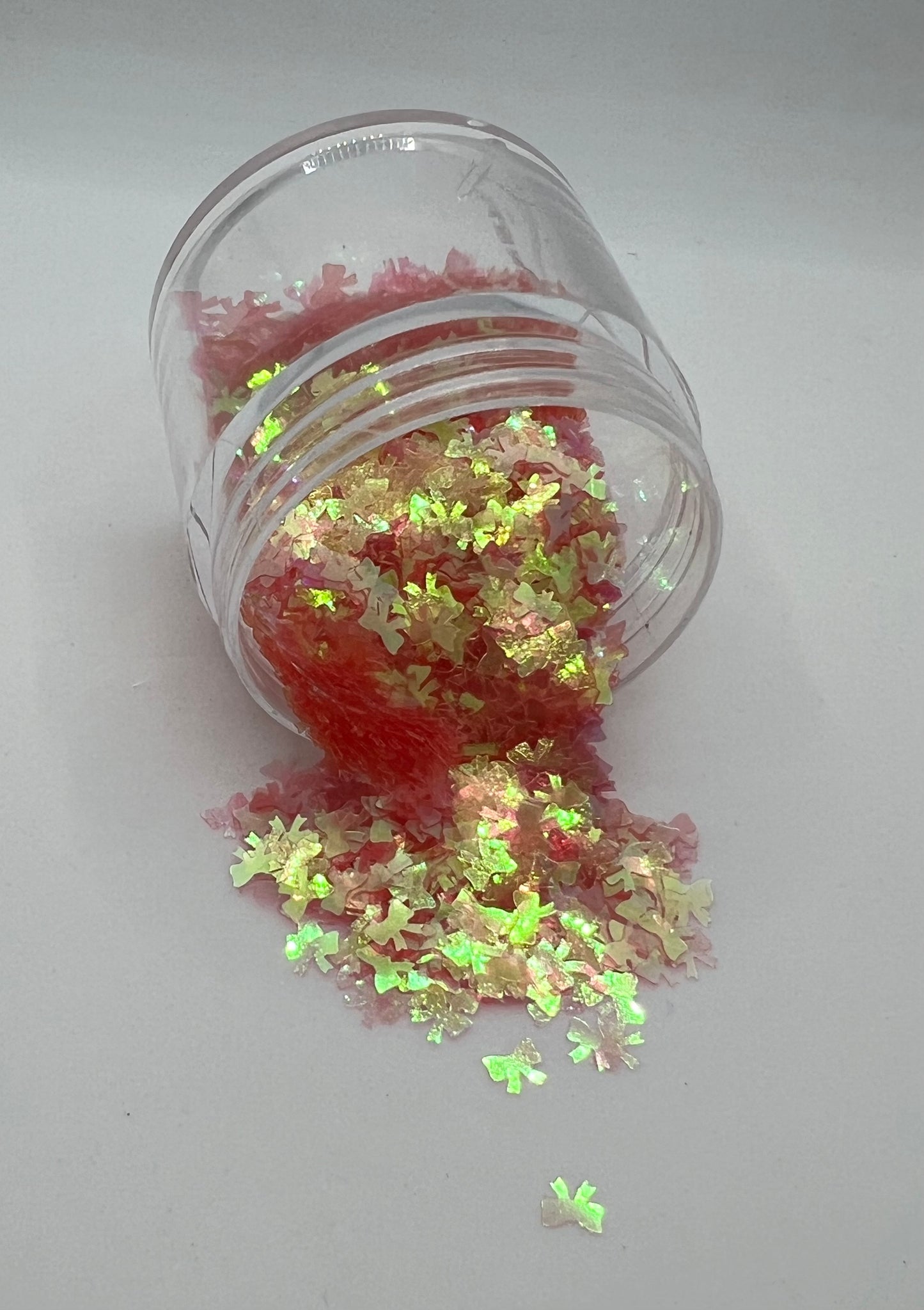 Fairy Wing Bows - Pearly Pink Iridescent Bows