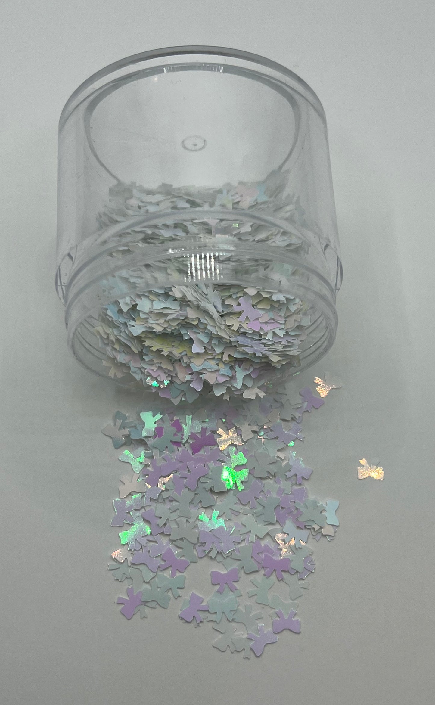 Sugar Frost Bows - White/Pink/Blue/Purple/Yellow shift Bows