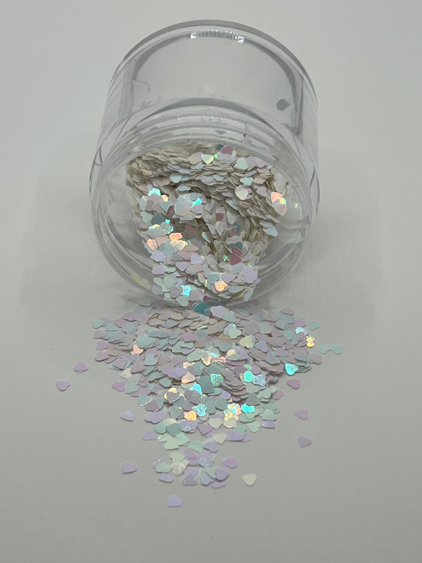 Sugar Frost Hearts - White/Pink/Blue/Purple/Yellow shift Hearts