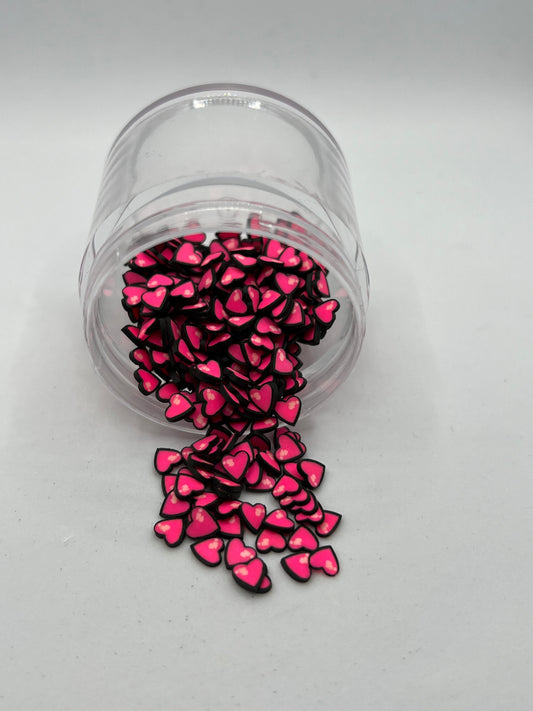 Midnight Crush Hearts - Hot Pink (Non-Edible)