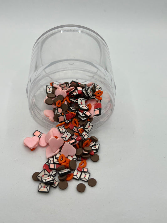 Sealed With Love Mix Polymer Clay Slices(Non-Edible)