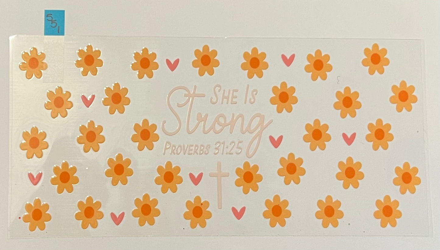 She is Strong- W551