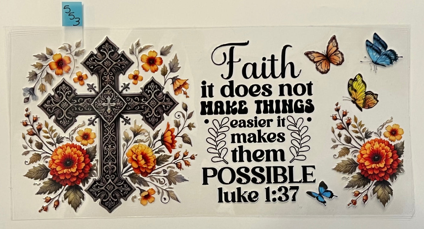 Faith Cross - W553