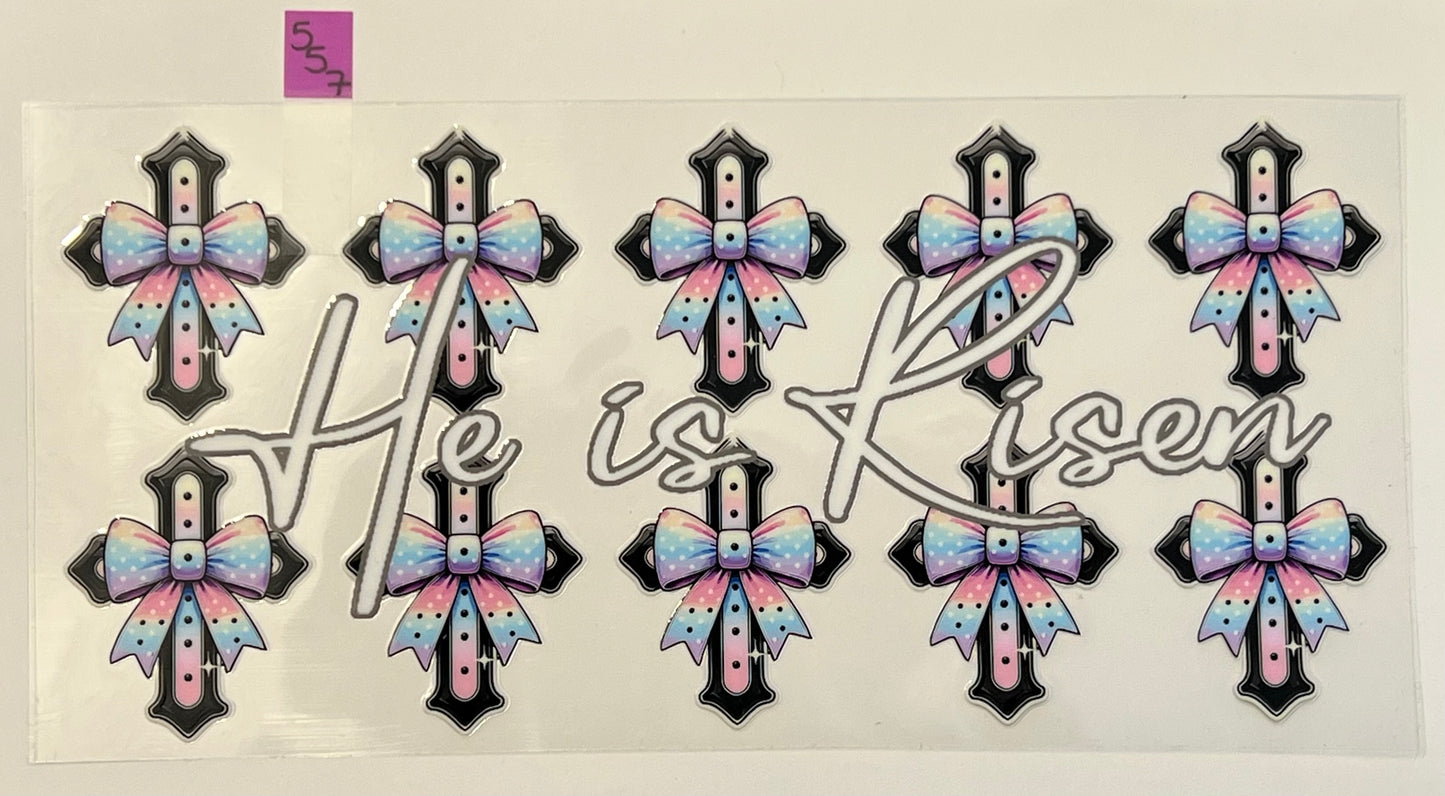 He is Risen Crosses - W557