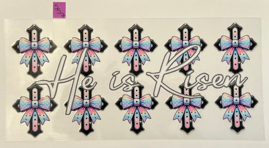 He is Risen Crosses - W557