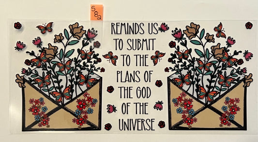 Submit to the Plans of God  - W582