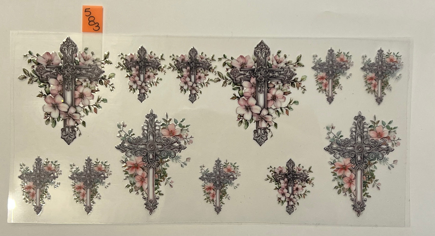 Floral Crosses  - W583