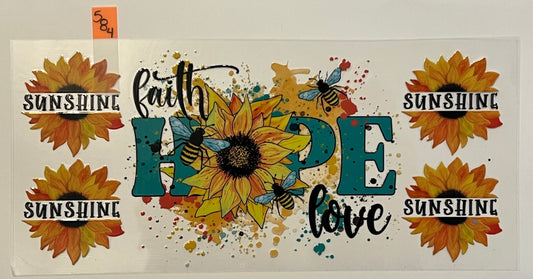 Faith Hope Love  - W584