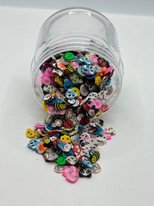 Animal Mix Polymer Clay Slices (Non-Edible)