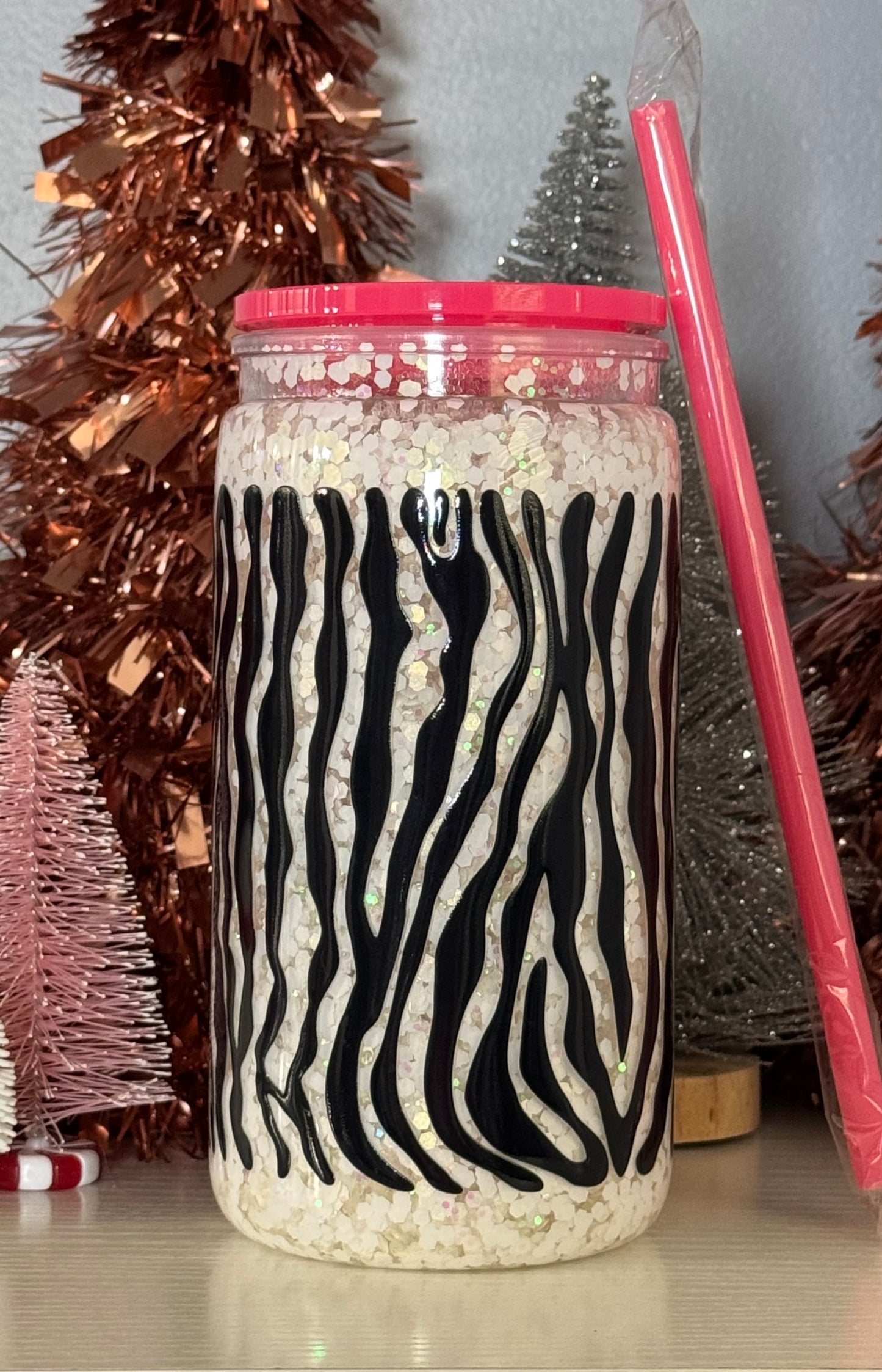 Zebra 16oz Acrylic Cup