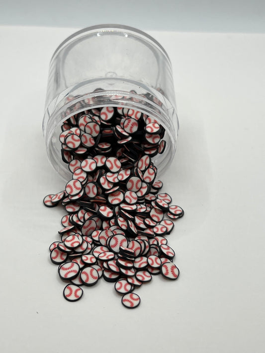 Baseball Polymer Clay Slices (Non-Edible)