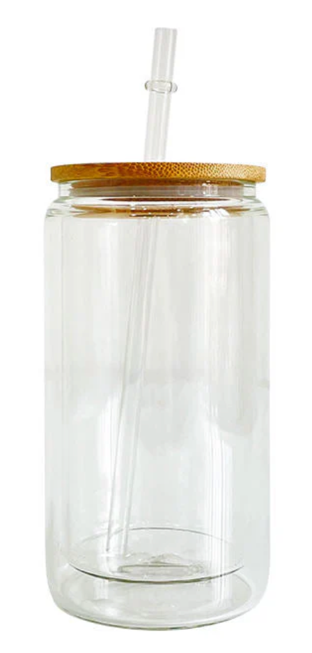 Custom 16oz Glass Snowglobe Cup