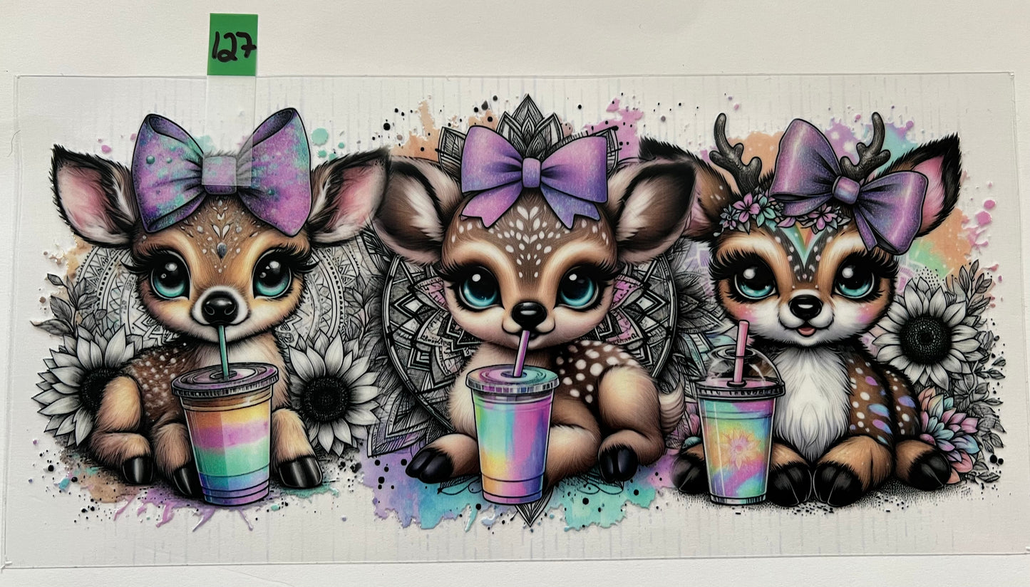 Deer with Drinks - W127