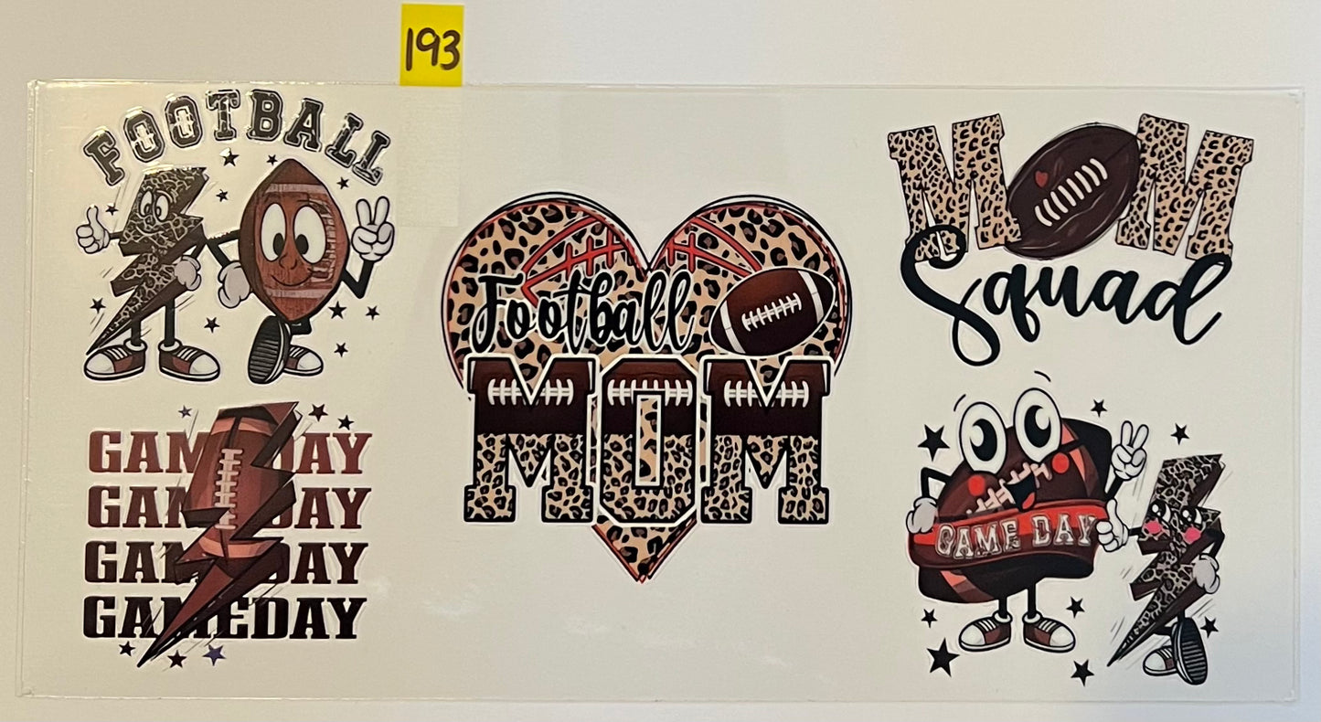 Football Mom Cheetah - W193