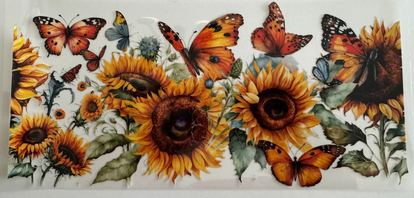 Sunflowers & Butterflies - W28