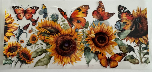 Sunflowers & Butterflies - W28