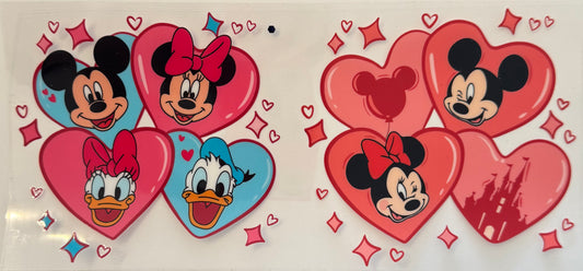 Mickey Mouse, Minnie, Donald, Daisy - W82