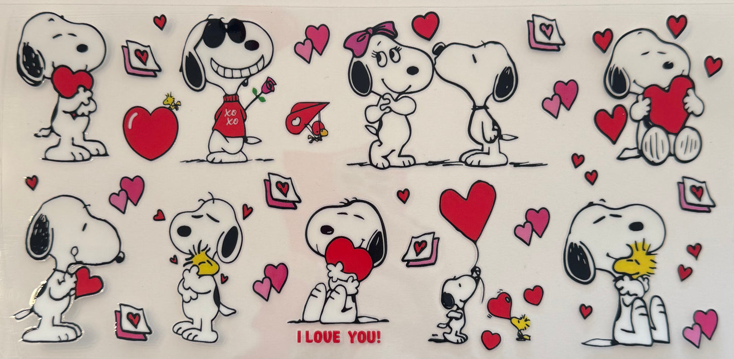 Snoopy Hearts - W84