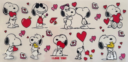 Snoopy Hearts - W84